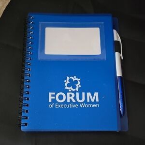 FREE W Purchase Mini Notebook Forum of Executive Women Blue And Pen Note…